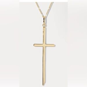 Miranda Frye  Gold Cross Pendant Necklace